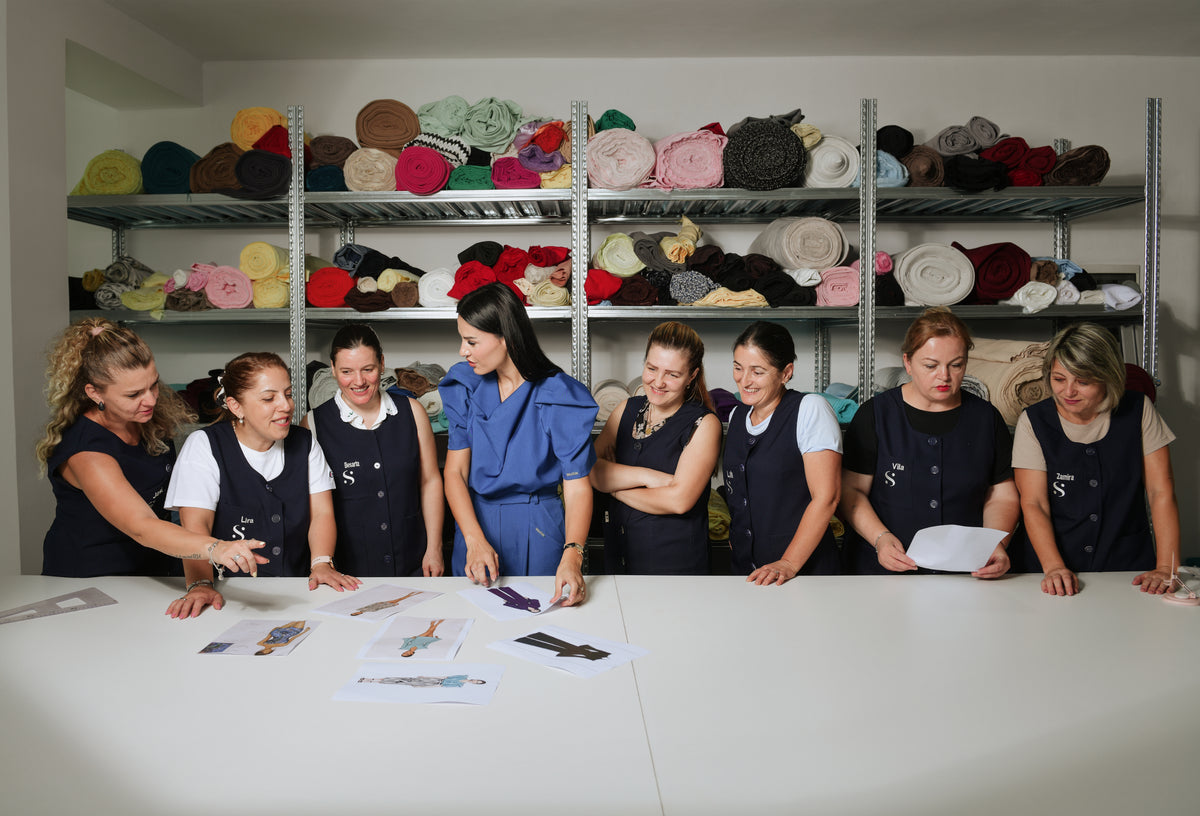 The SAUDEZA team together in the Tirana atelier